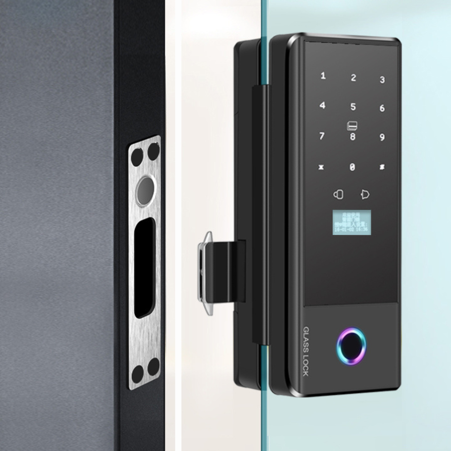 Yală inteligentă pentru sticlă GL4 – eleganță, siguranță și control total