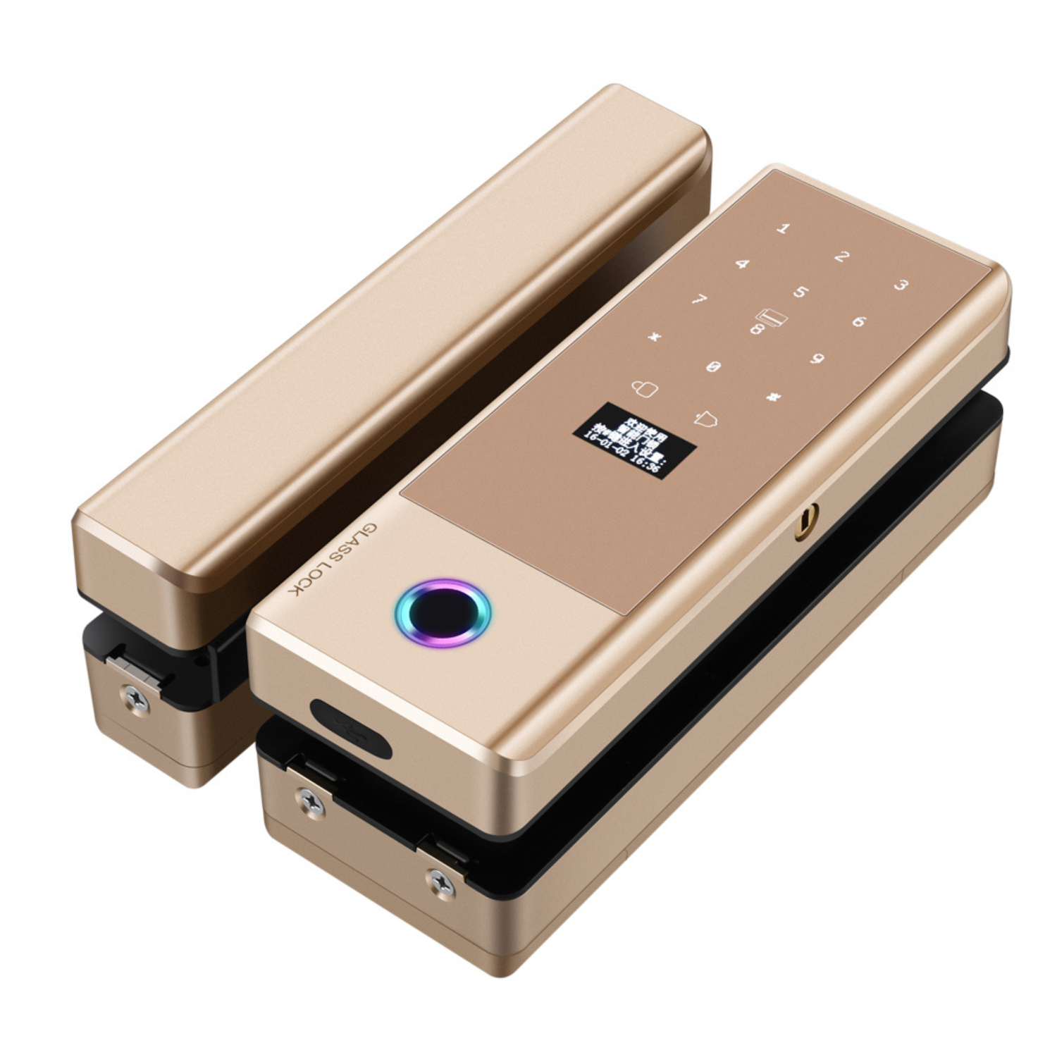 Yală inteligentă pentru sticlă GL4 – eleganță, siguranță și control total