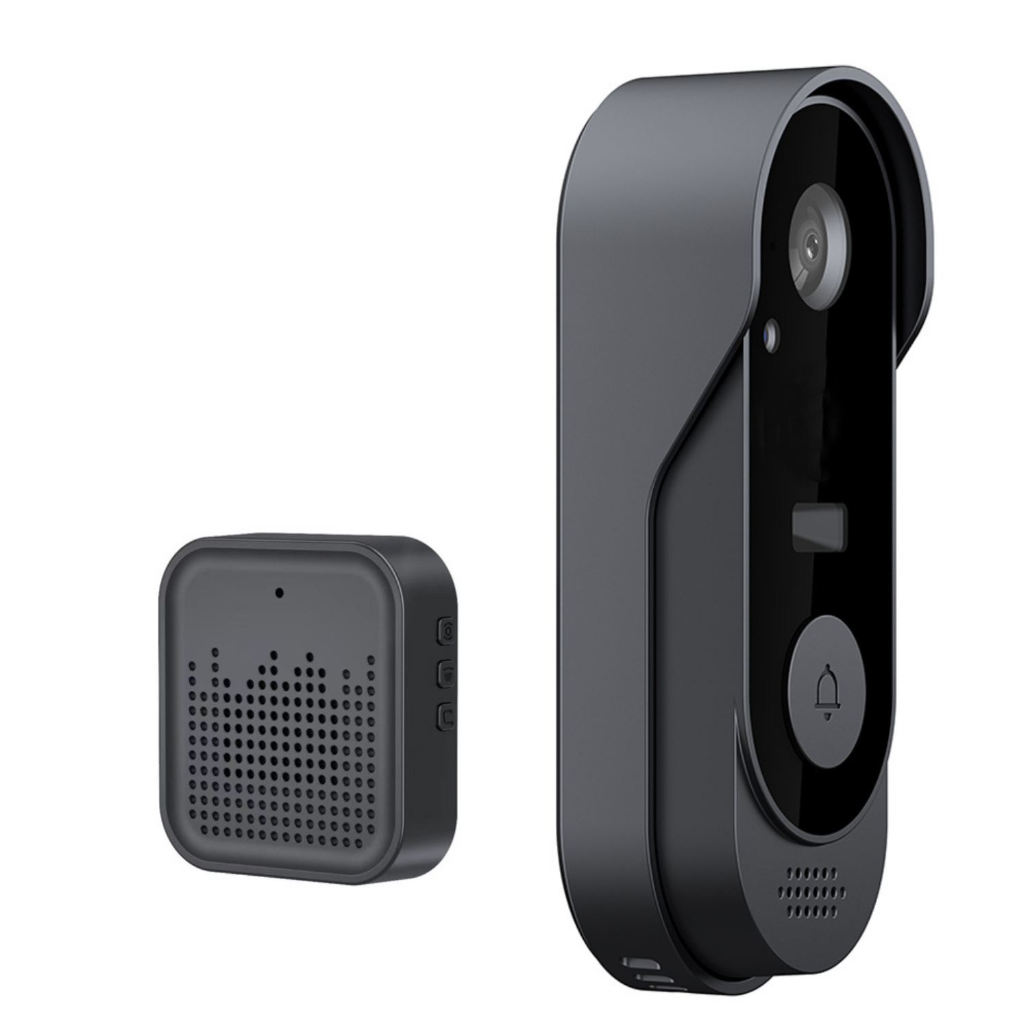 Sonerie Video Inteligentă HD 720p cu Apel pe Telefon – Control Smart Life, Rezistentă la Apă, Receptor Inclus