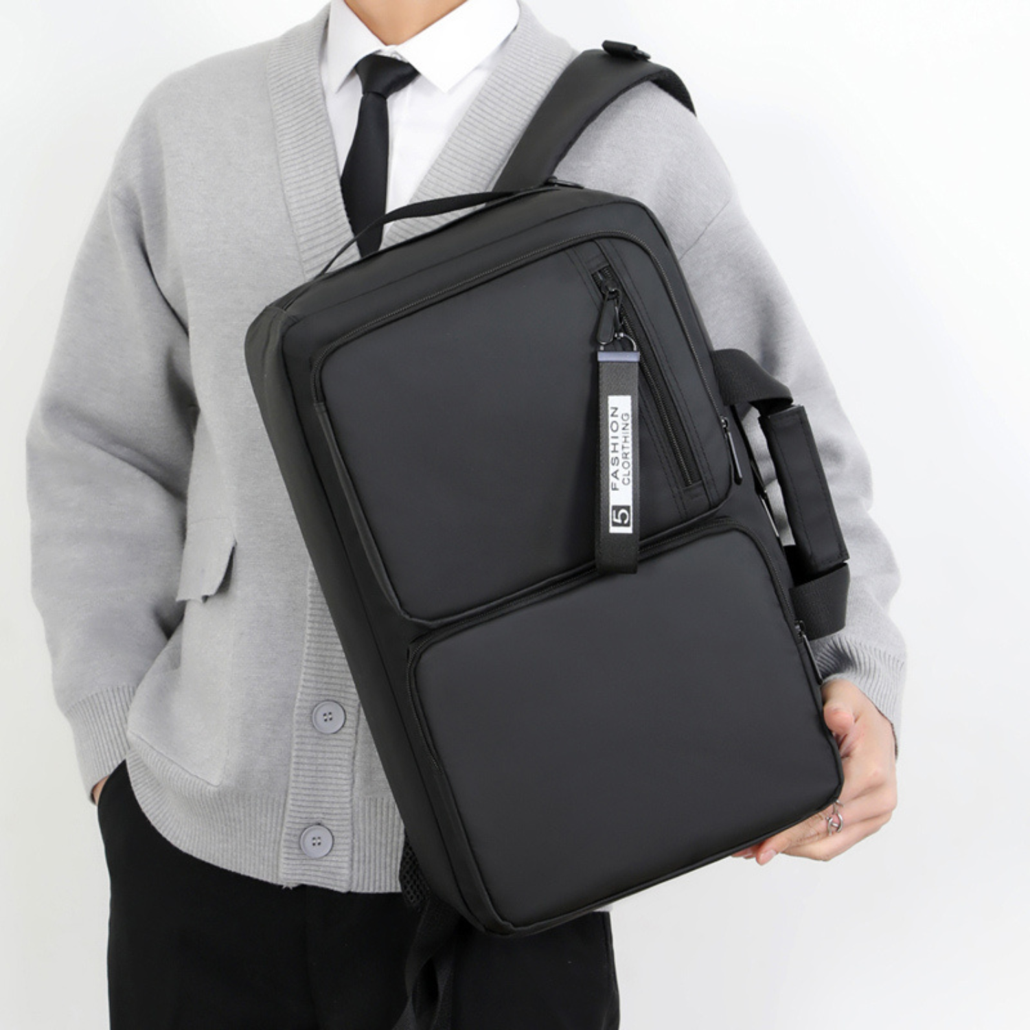 Rucsac business impermeabil, compartiment laptop, port USB,