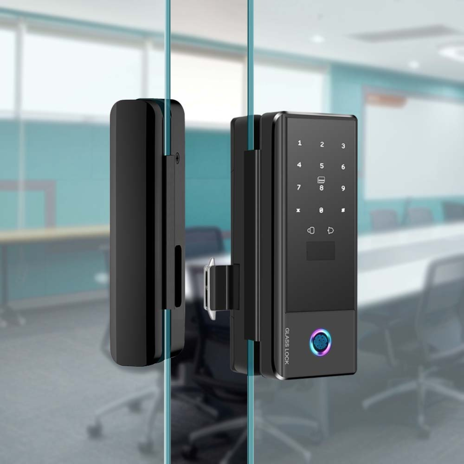 Yală inteligentă pentru sticlă GL4 – eleganță, siguranță și control total