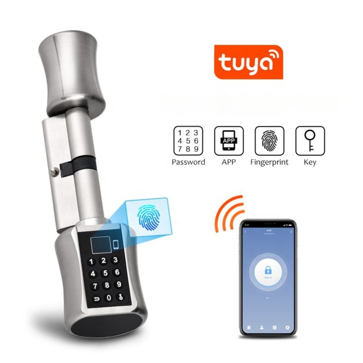 Butuc inteligent cu amprentă C001D – siguranță modernă, la o atingere distanță