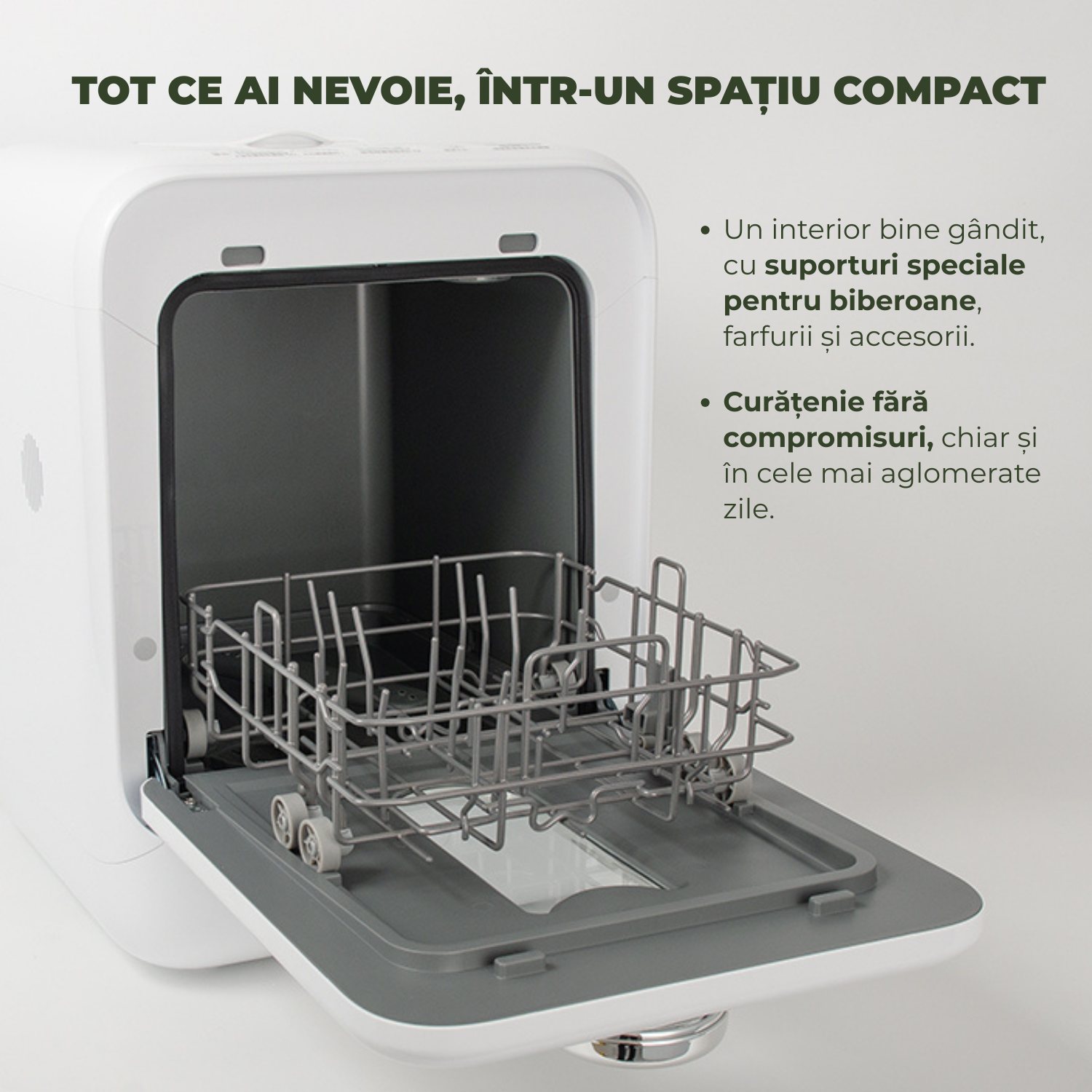 Masina automată de spălat si sterilizat biberoane, 6 programe