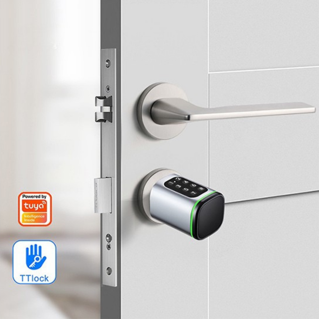 Butuc Inteligent cu Tastatură, Card RFID și Aplicație Tuya – Acces Fără Chei, Control de la Distanță, Instalare Rapidă