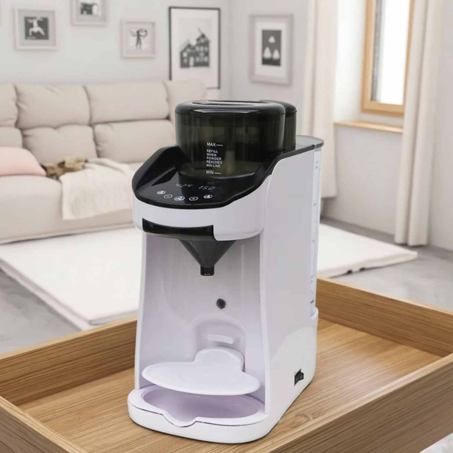 Espressor lapte praf pentru bebelusi si copii,