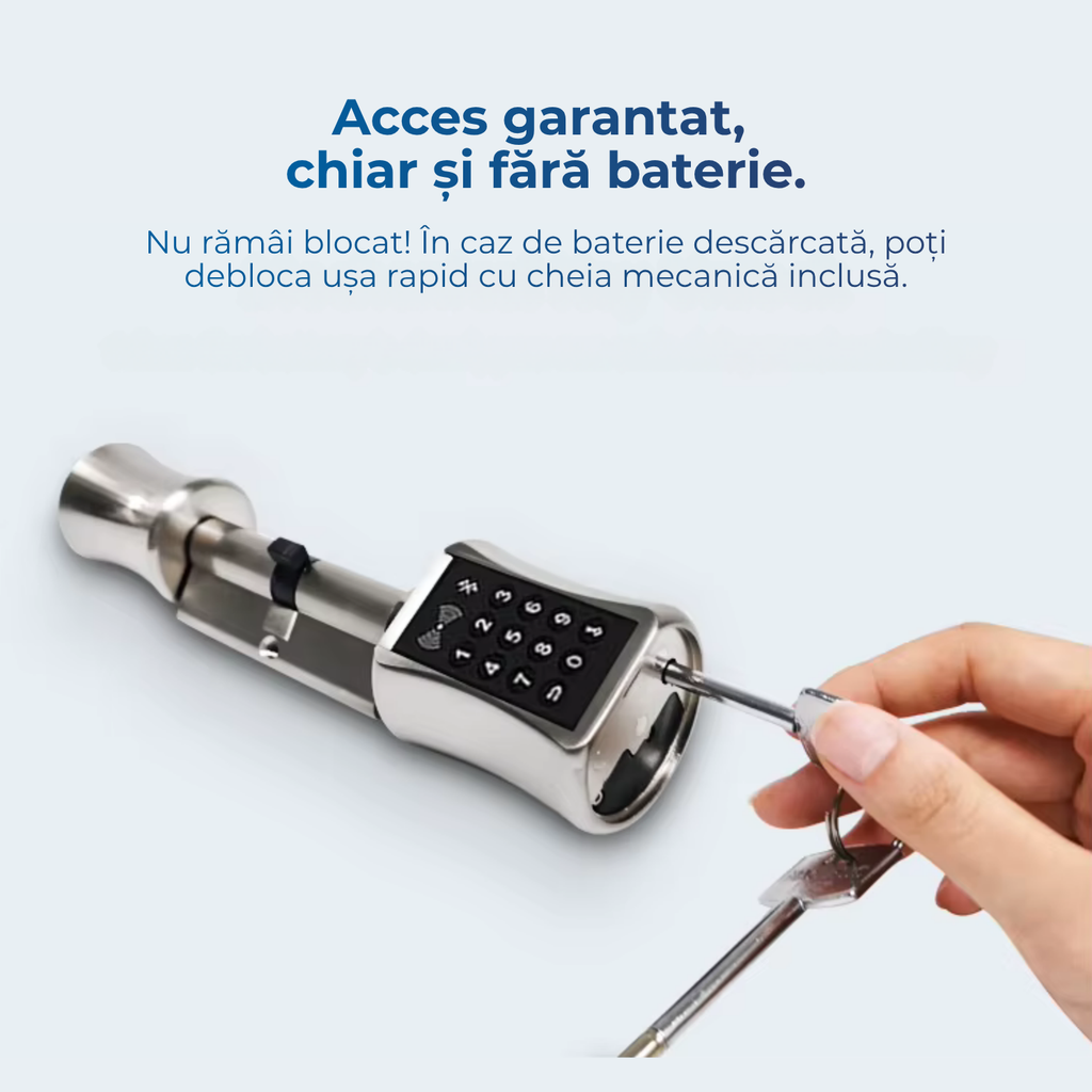 Butuc inteligent cu amprentă C001D – siguranță modernă, la o atingere distanță