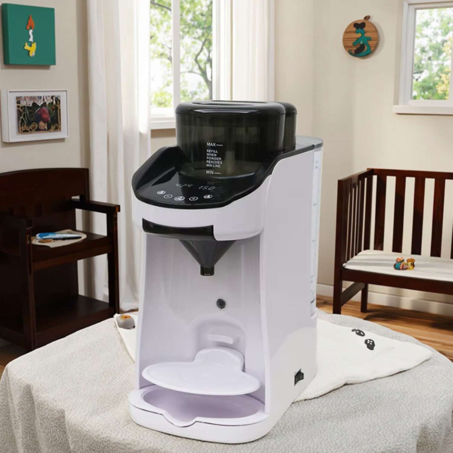 Espressor lapte praf pentru bebelusi si copii,